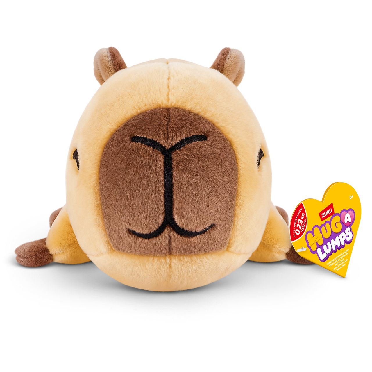 ZURU - Hug-a-Lumps Weighted Fluffy Plush Baby 0.23Kg - Connie The Capybara