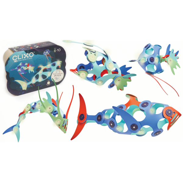 Clixo - Ocean Creatures 24pc