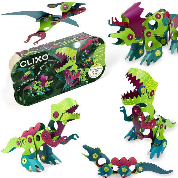 Clixo - Itsy Pack - Dino Adventure 36pc