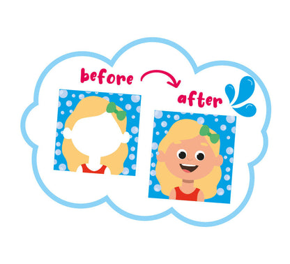 Buddy & Barney - Colour Changing Bath Book & Stickers - Feelings
