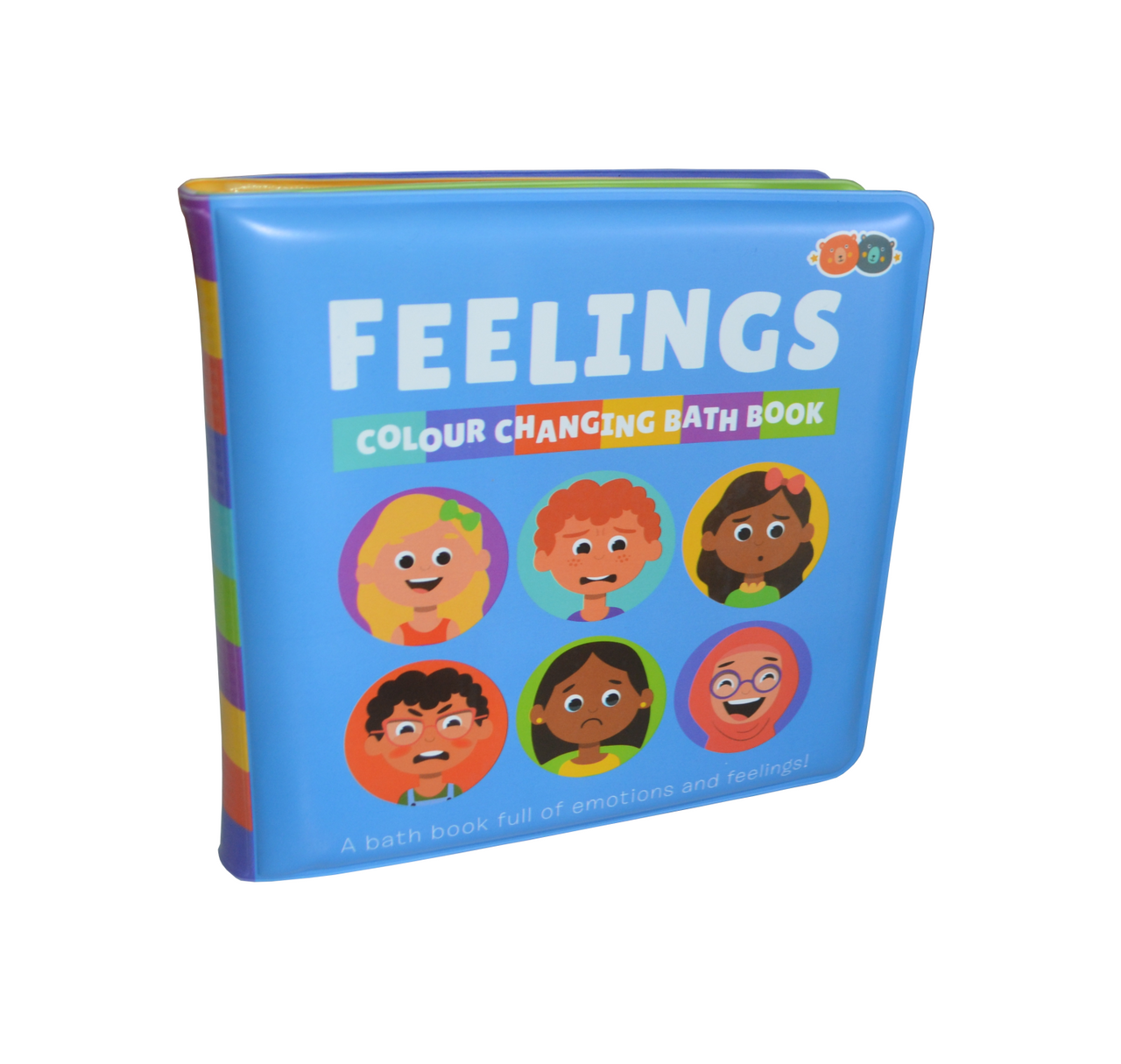 Buddy & Barney - Colour Changing Bath Book & Stickers - Feelings