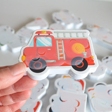 Buddy & Barney - Colour Changing Bath Book & Stickers - Mucky Trucks