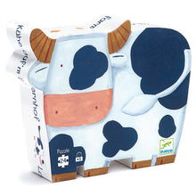 Djeco 24pc - The Cows on the Farm Silhouette Puzzle