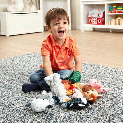 Melissa & Doug - Barn Buddies Puppet Set - 6pc