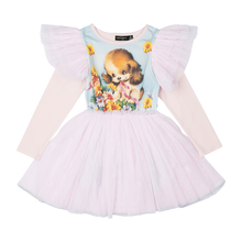 Little Puppy Long Sleeve Circus Dress