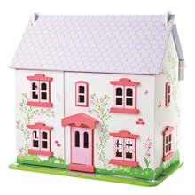 Bigjigs - Rose Cottage Dolls House (Furnished)