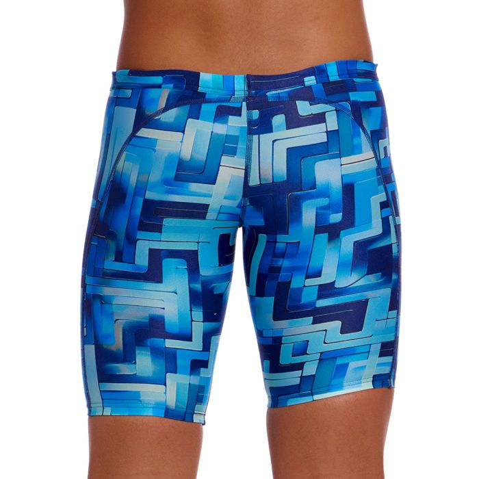 Funky Trunks Boys You Blued Training Jammers with chlorine-resistant ECO C-INFINITY fabric