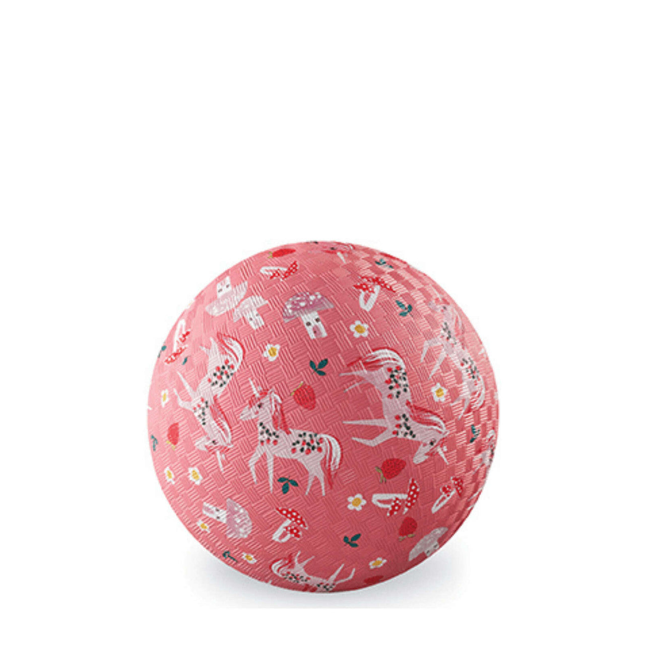 Crocodile Creek 5" Playground Ball - Unicorn Garden (Pink)