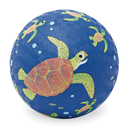 Crocodile Creek 7'' Playground Ball - Sea Turtle