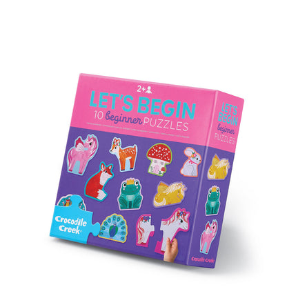 Crocodile Creek Let's Begin 2pc Unicorn Puzzles 29530