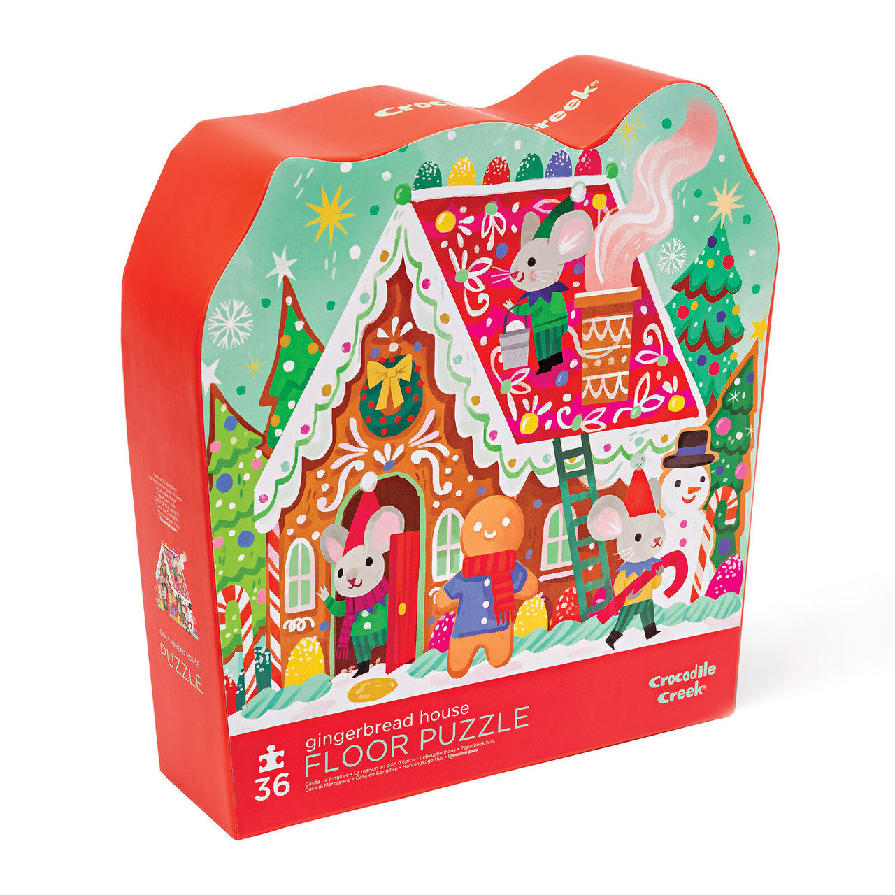 Crocodile Creek - Classic Floor Puzzle 36 pc - Gingerbread House