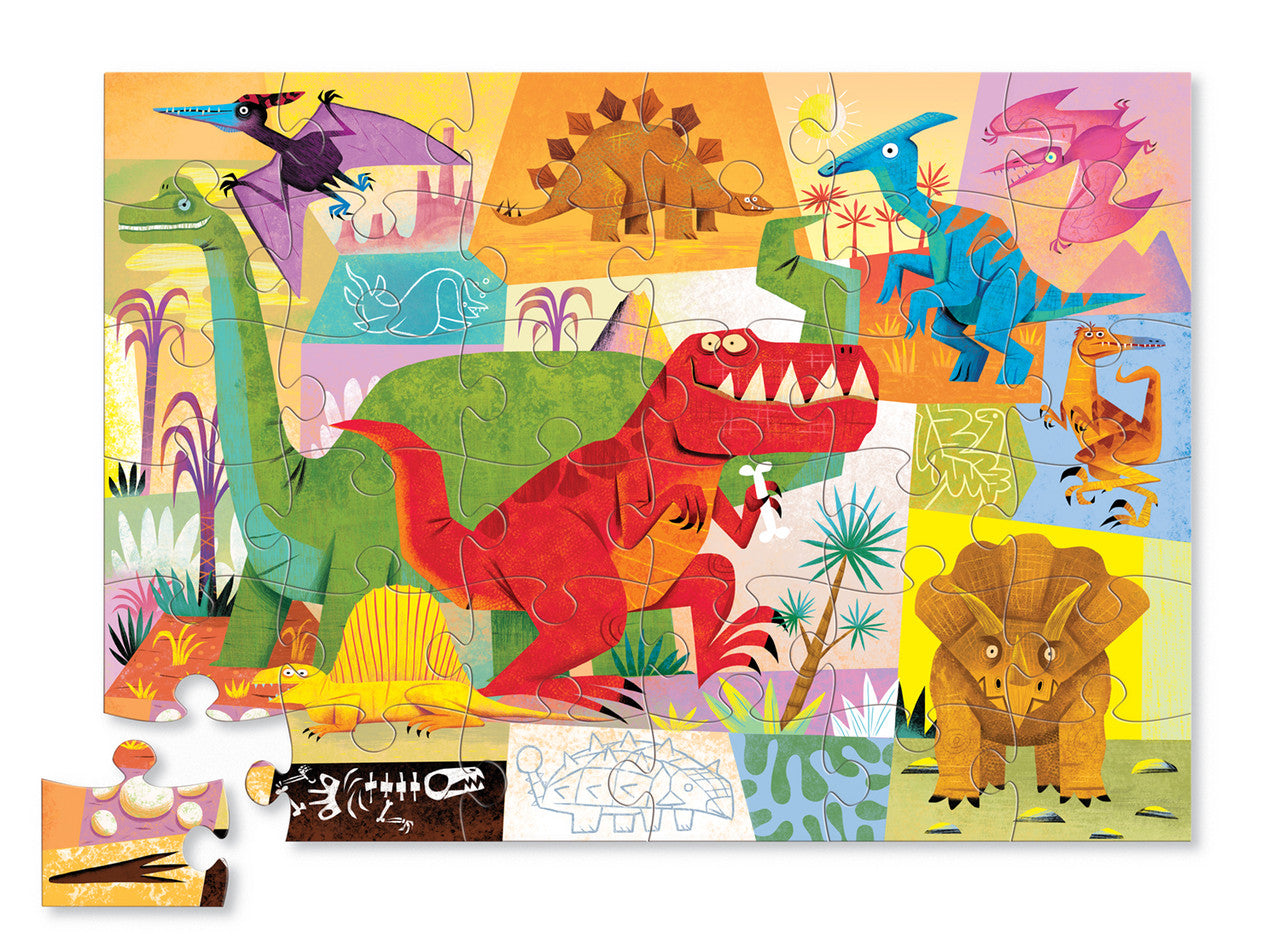 Crocodile Creek - Classic Floor Puzzle 36 pc - Dinosaur