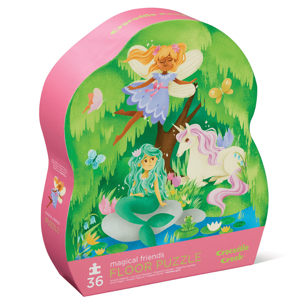 Crocodile Creek - Classic Floor Puzzle 36 pc - Magical Friends