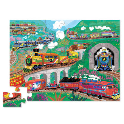 Crocodile Creek - Classic Floor Puzzle 36 pc - All Aboard