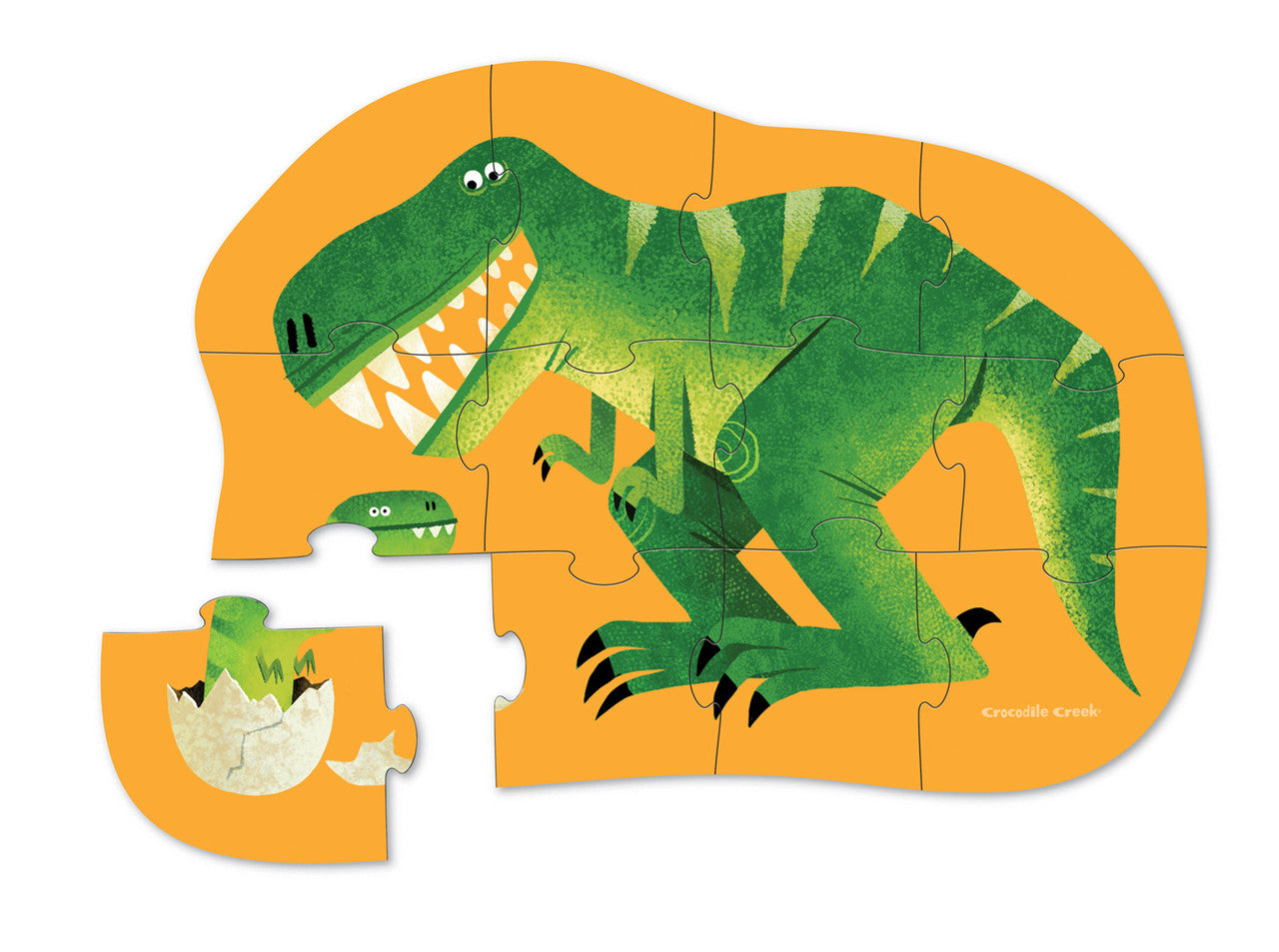Crocodile Creek - 12 piece Mini Puzzle - Just Hatched