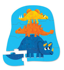 Crocodile Creek - 12pc Mini Puzzle - Dino Friends