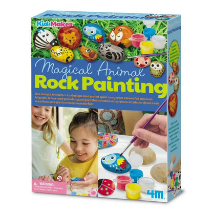 4M KidzMaker - Magical Animal Rock Painting | Discount Toy Co.