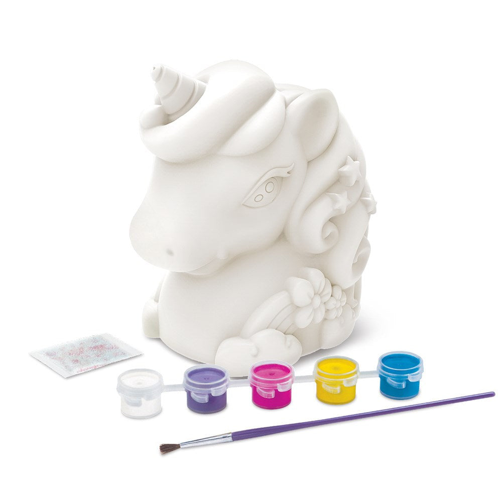 4M - KidzMaker - Glitter Unicorn Bank