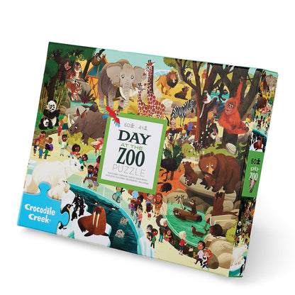 Crocodile Creek 60pc Day at the Museum Puzzle - Zoo