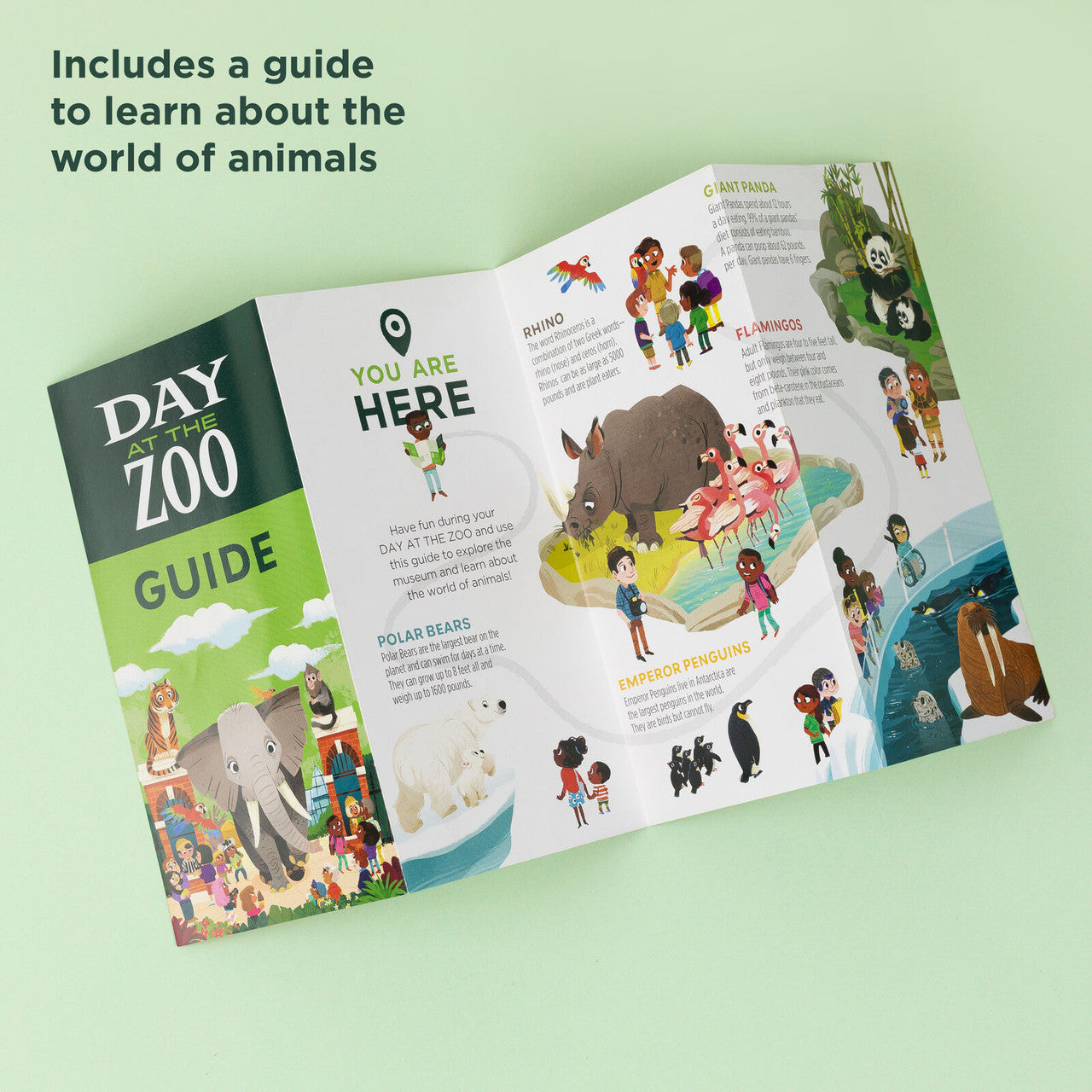 Crocodile Creek - 60pc Day at the Museum Puzzle - Zoo
