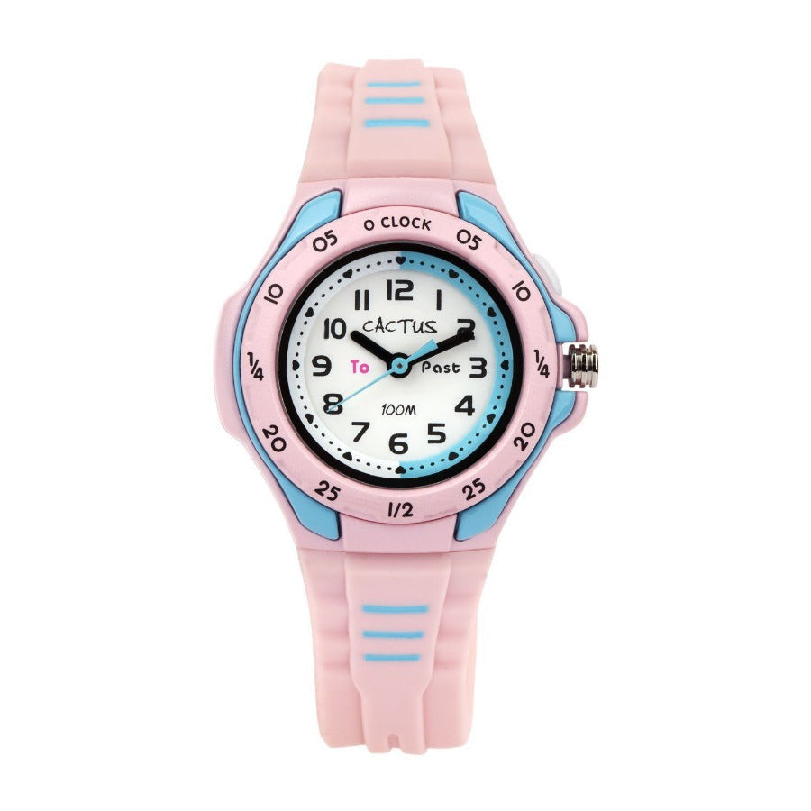 Cactus Mentor Time Teacher - Kids Watch - Pink