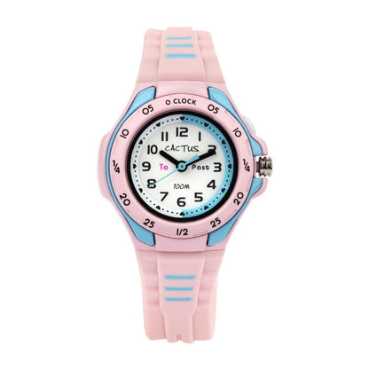 Cactus Mentor Time Teacher - Kids Watch - Pink