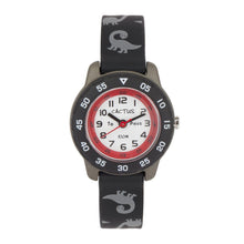 Cactus Junior - Time Teacher Watch - Black / Dinosaur