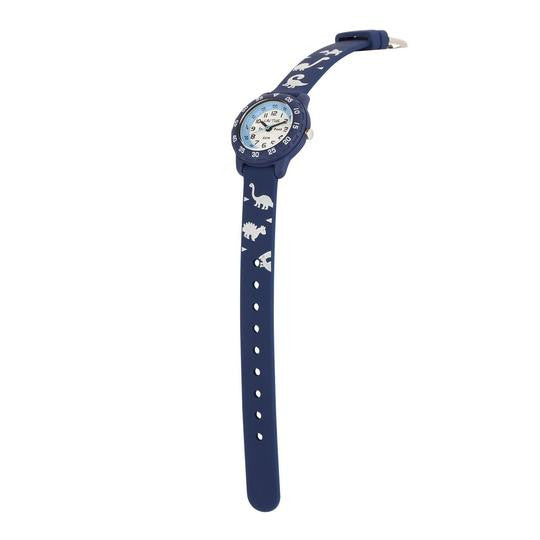 Cactus Junior - Time Teacher Watch - Blue / Dinosaur