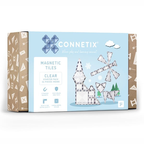 Connetix - Clear Starter Pack 34pc