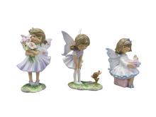 Cotton Candy Sweet Meadow Fairy Figurine Set