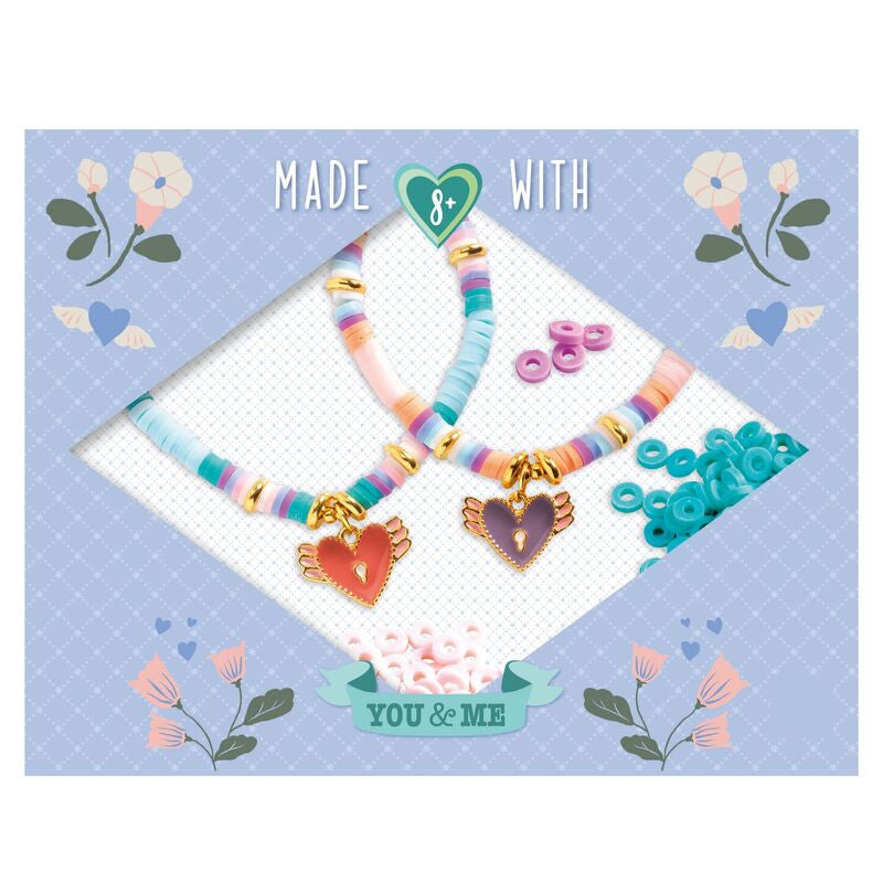 Djeco - You & Me - Heishi Hearts Beads Set