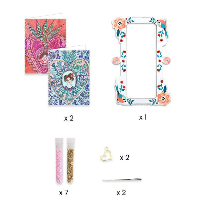 Djeco - You & Me - Miyuki & Hearts  Beads Set