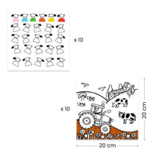 Djeco -  Farm Colouring Dispenser