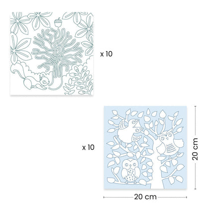 Djeco -  Forest Colouring Dispenser