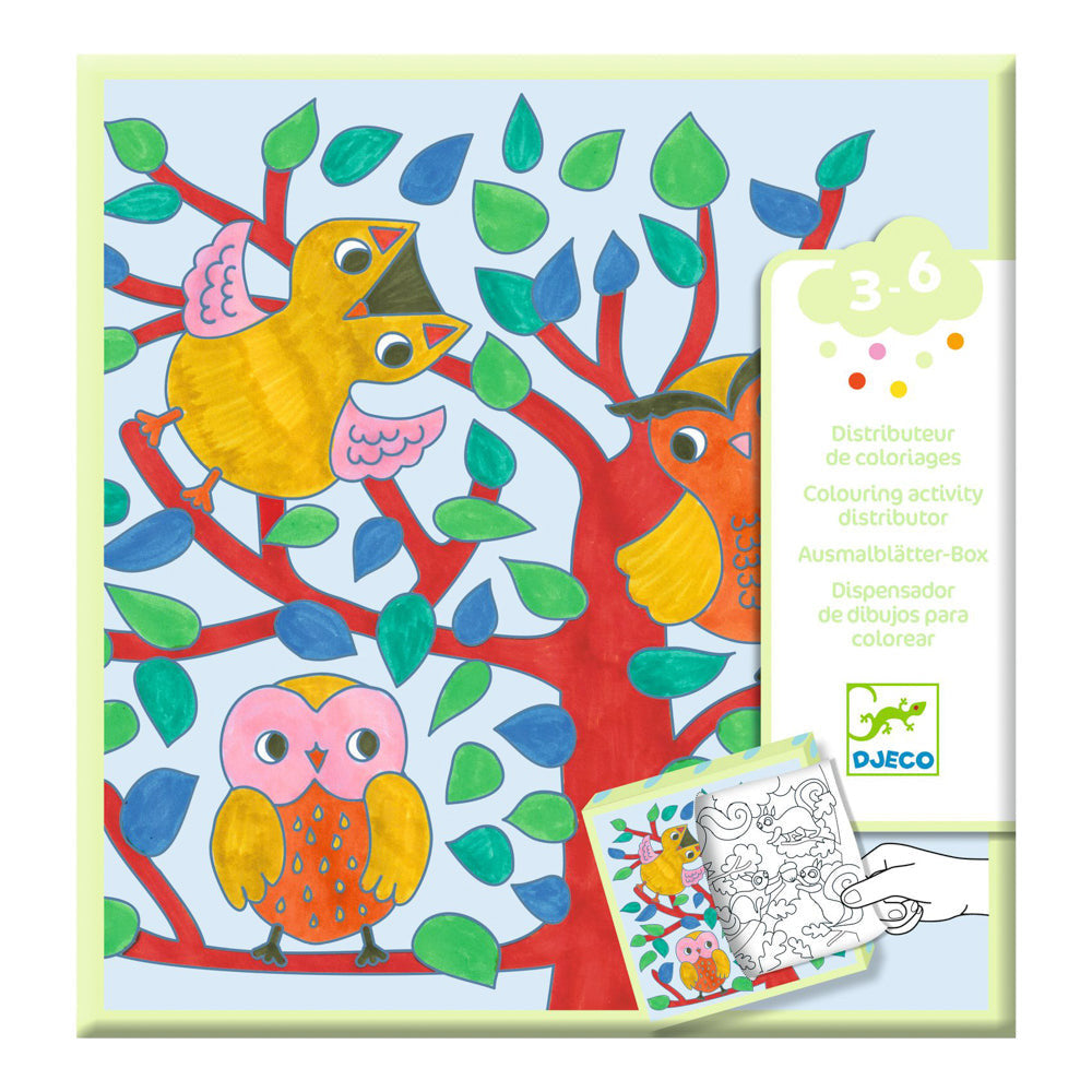Djeco -  Forest Colouring Dispenser