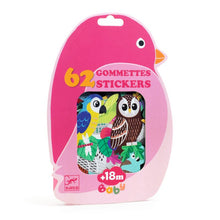Djeco - Birds 62 Sticker Set