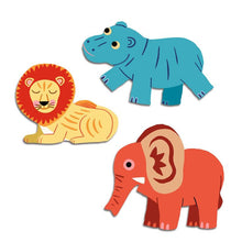 Djeco - Safari Animals 62 Sticker Set