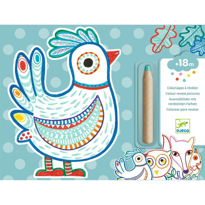 Djeco - Forest Friends Colour Reveal Set