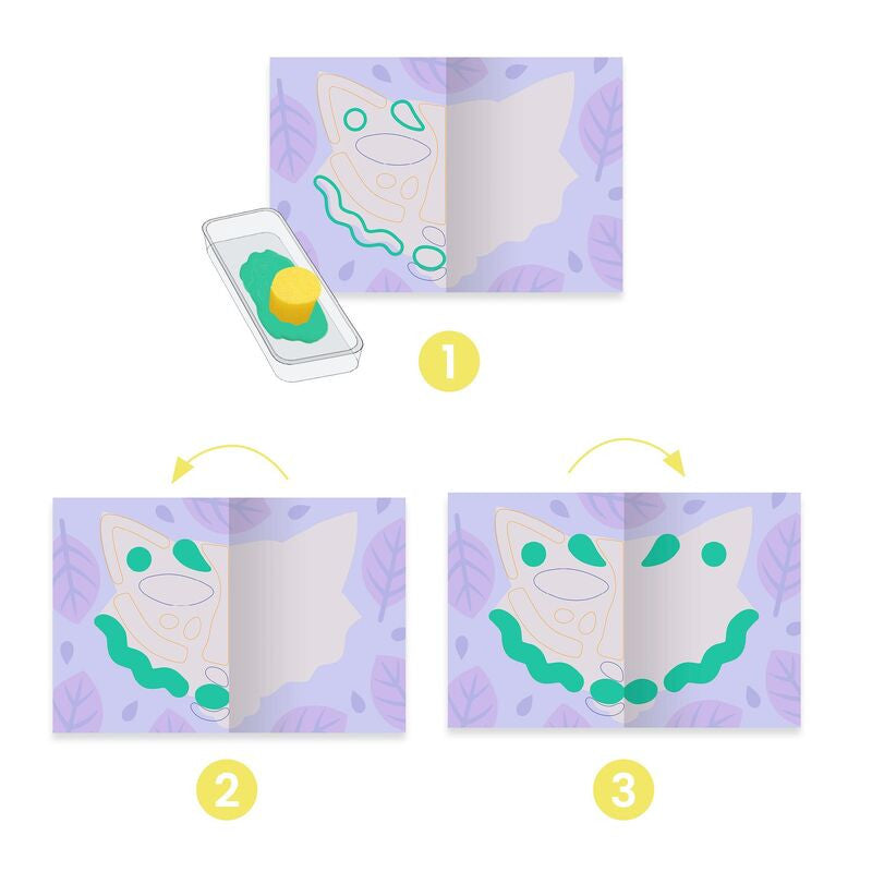 Djeco -	To Smooth and Squish Painting Set