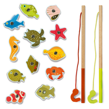 Djeco - Magnetic Tropical Fishing Game