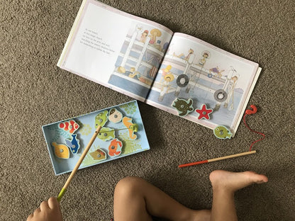 Djeco - Magnetic Tropical Fishing Game