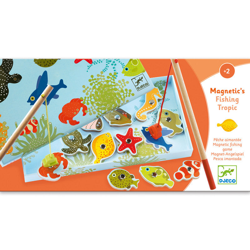 Djeco - Magnetic Tropical Fishing Game