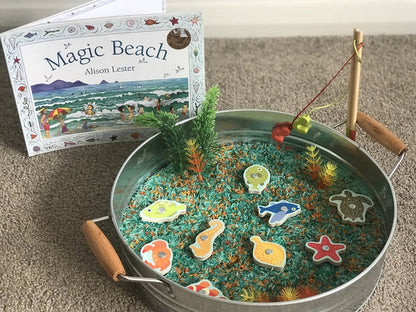 Djeco - Magnetic Tropical Fishing Game