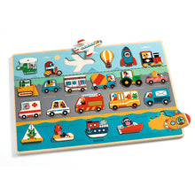 Djeco 22pc - Puzzlo Vroom Puzzle