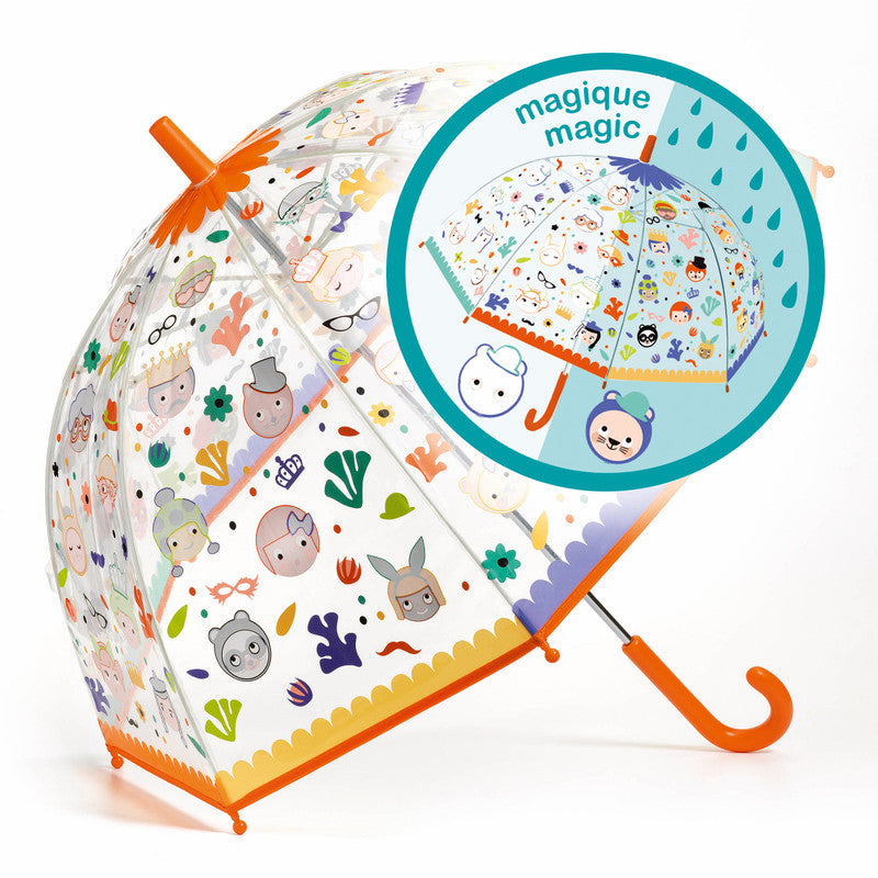 Djeco - Faces Colour Change PVC Child Umbrella