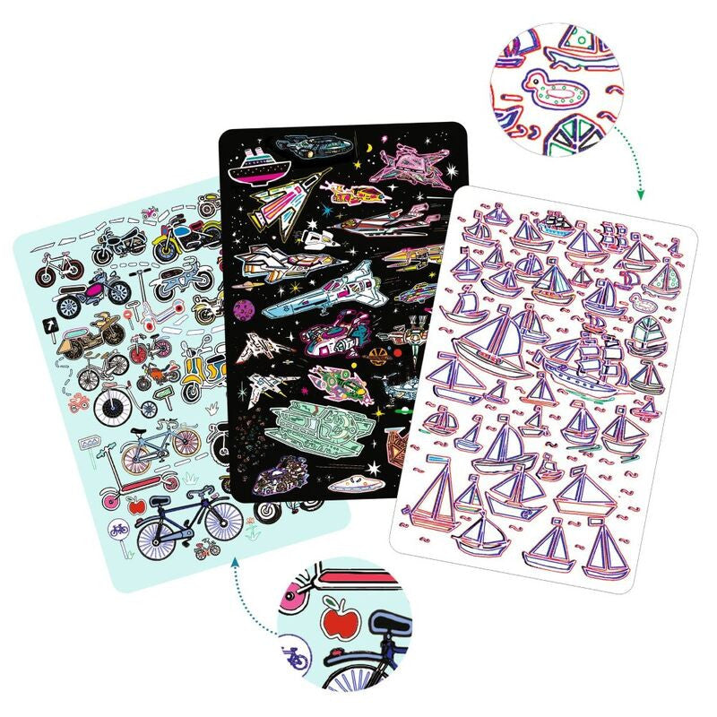 Djeco - Mystery Travel Observation & Speed Card Game