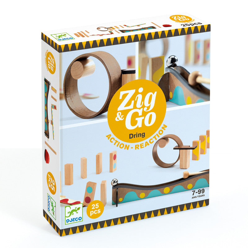 Djeco - Zig & Go Dring - 25pc Set