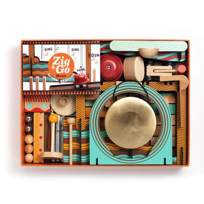 Djeco - Zig & Go Music Set - 52pc Set