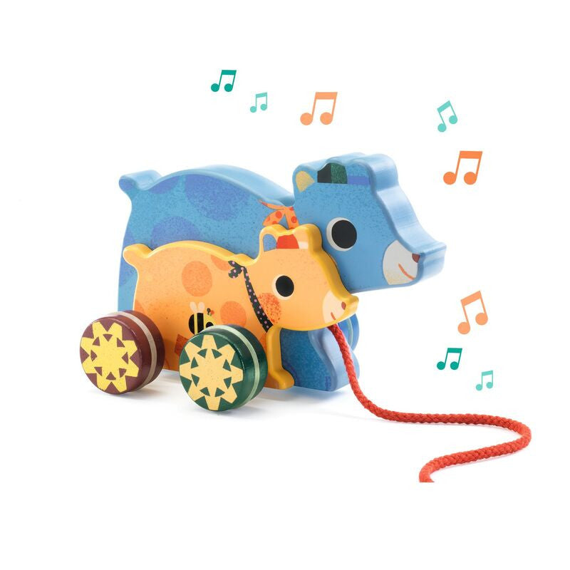 Djeco - Gabi & Sam Musical Pull-along Toy