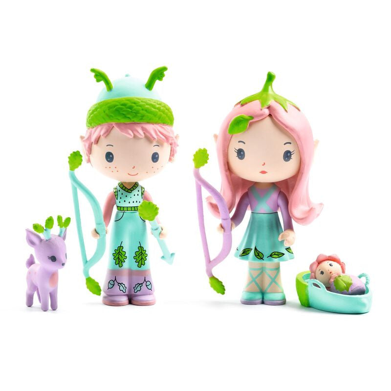 Djeco - Lily & Sylvestre Tinyly Dolls